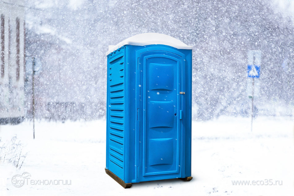 Утеплённая туалетная кабина ВАРМ с обогревателем.