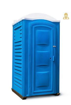 Туалетная кабина «Евростандарт» — лучший вариант для строительных площадок.